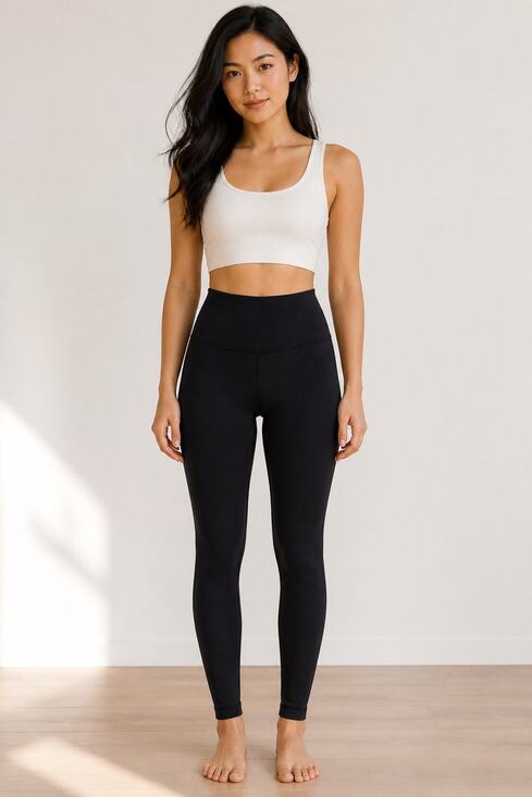 Lululemon Pants - Lululemon Black High-Rise Leggings Size 0-2